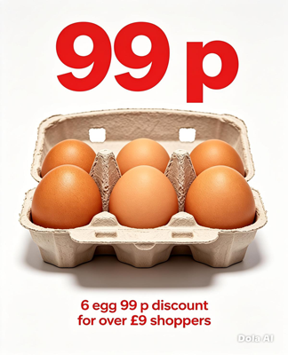 6 Eggs 99p
